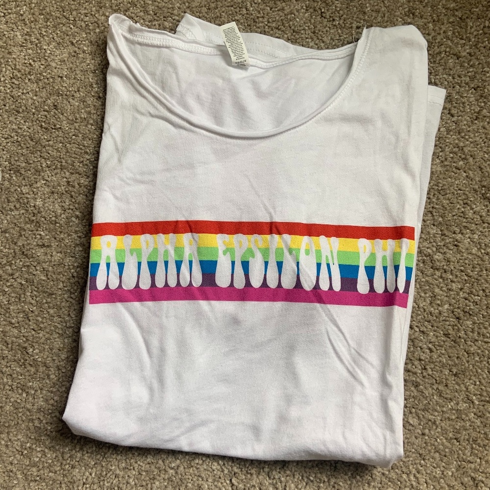 Alpha Epsilon Phi Rainbow Tee - BUNDLE 4 FOR $25